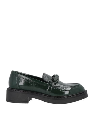 Frau Woman Loafers Dark Green Size 8 Soft Leather