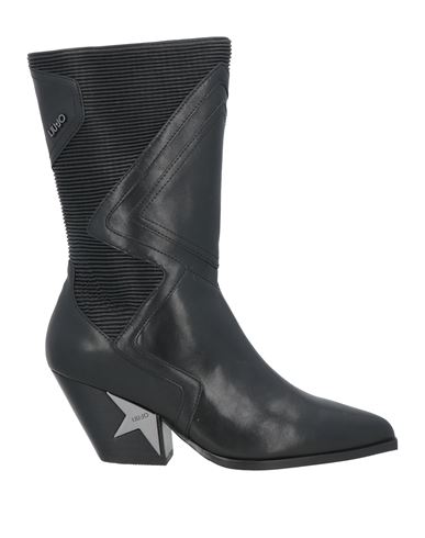 Botines de caña alta Mujer Negro 36,37 Mujer