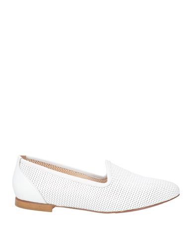 Roberto Della Croce Woman Loafers White Size 6.5 Soft Leather