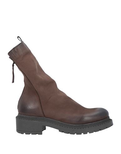 Metisse Woman Ankle Boots Cocoa Size 11 Soft Leather In Brown