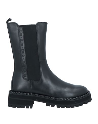 Liu •jo Woman Ankle Boots Black Size 6 Soft Leather