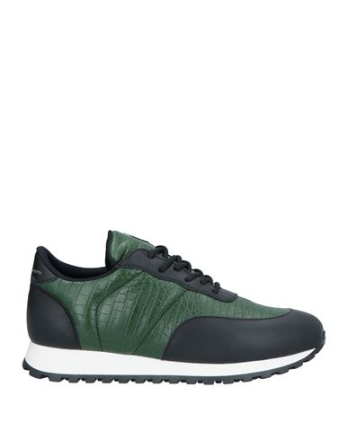 Giuseppe Zanotti Man Sneakers Emerald Green Size 14 Soft Leather