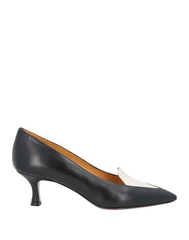 A.testoni A. Testoni Woman Loafers Black Size 8.5 Calfskin