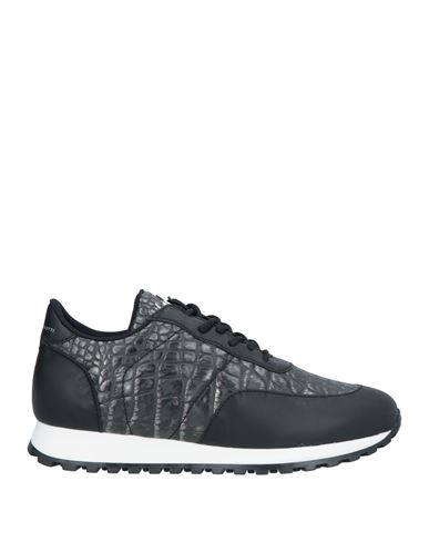 Giuseppe Zanotti Man Sneakers Steel Grey Size 12 Soft Leather
