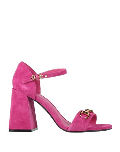 Jeffrey Campbell Woman Sandals Fuchsia Size 10 Soft Leather In Pink