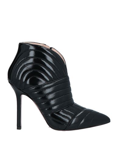 Liu •jo Woman Ankle Boots Black Size 8 Soft Leather