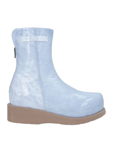Patrizia Bonfanti Woman Ankle Boots Sky Blue Size 9 Soft Leather