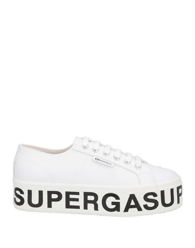 Superga Woman Sneakers White Size 9.5 Textile Fibers