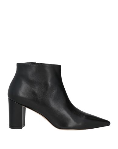 Stuart Weitzman Woman Ankle Boots Black Size 10.5 Soft Leather