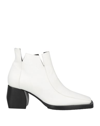 Ixos Woman Ankle Boots White Size 8 Soft Leather