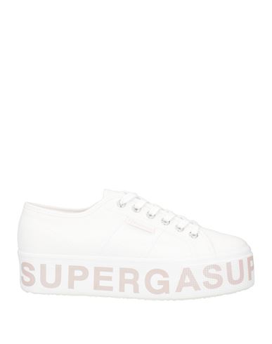 Superga Woman Sneakers White Size 10 Textile Fibers