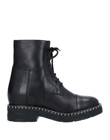 Chloé Woman Ankle Boots Black Size 7.5 Soft Leather