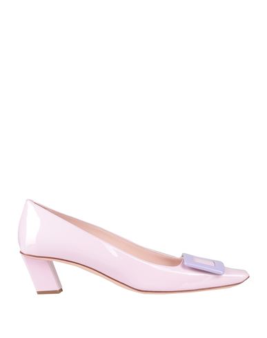 Roger Vivier Woman Pumps Light Pink Size 10 Soft Leather