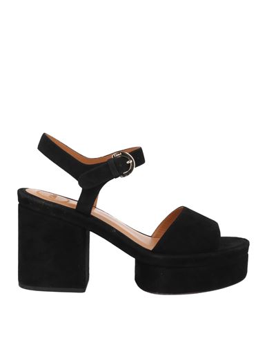 Chloé Woman Sandals Black Size 10 Soft Leather