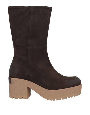 Patrizia Bonfanti Woman Ankle Boots Dark Brown Size 10 Soft Leather