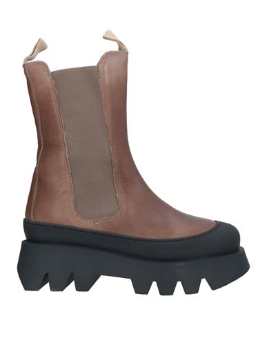 Patrizia Bonfanti Woman Ankle Boots Brown Size 10 Soft Leather