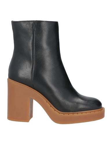 Kaos Woman Ankle Boots Black Size 10 Calfskin In Black