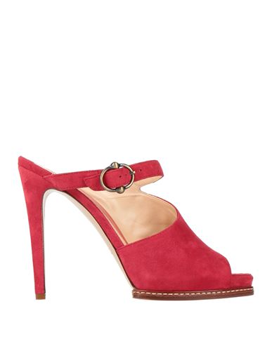 Caravelle Woman Sandals Red Size 8 Soft Leather In Red