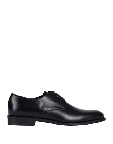 PS BY PAUL SMITH PS PAUL SMITH MAN LACE-UP SHOES BLACK SIZE 9 SOFT LEATHER