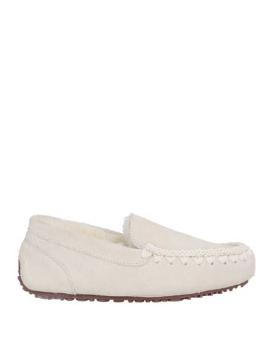 Mou Woman Loafers Light Grey Size 9 Bovine Leather