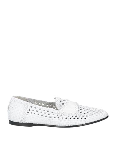 Shop Dolce & Gabbana Man Loafers White Size 12 Goat Skin, Calfskin
