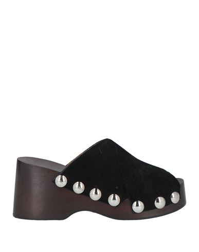 Shop Ganni Woman Mules & Clogs Black Size 6 Soft Leather