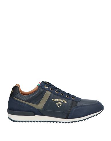 Pantofola D'oro Man Sneakers Midnight Blue Size 8 Soft Leather