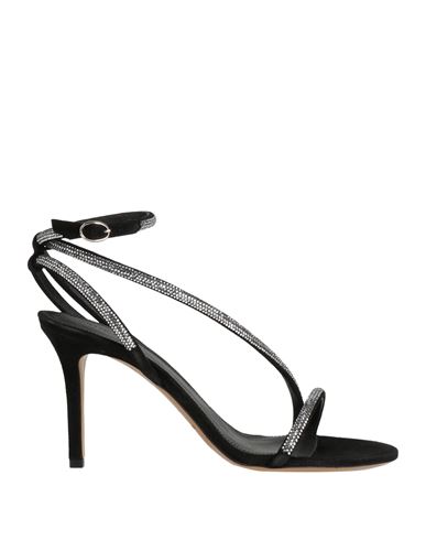 Isabel Marant Woman Sandals Silver Size 5.5 Goat Skin In Silver