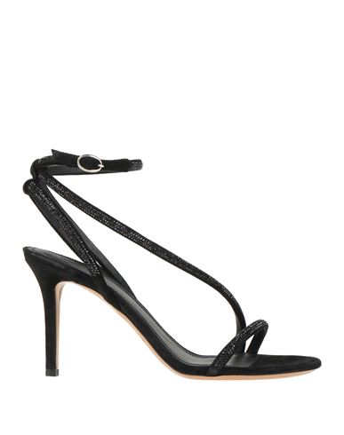 Isabel Marant Woman Sandals Black Size 10 Goat Skin