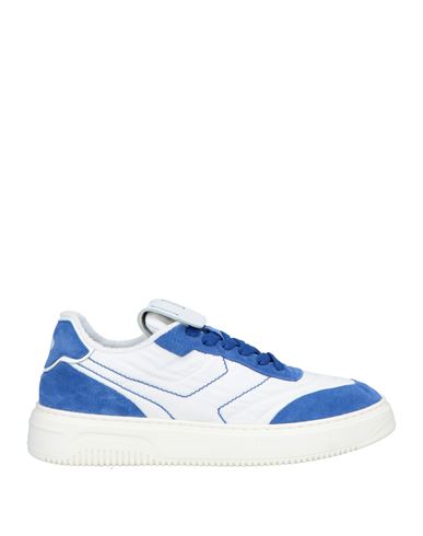 Pantofola D'oro Man Sneakers Light Blue Size 8 Soft Leather, Textile Fibers