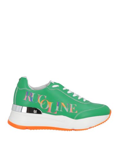 RUCOLINE RUCOLINE WOMAN SNEAKERS GREEN SIZE 6 CALFSKIN