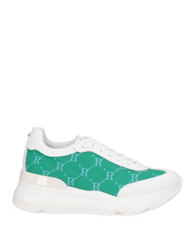 Rucoline Woman Sneakers Emerald Green Size 4 Calfskin, Polyester, Pes - Polyethersulfone