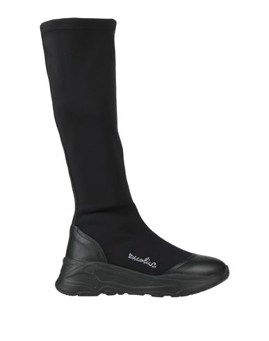 Rucoline Woman Knee Boots Black Size 9 Textile Fibers