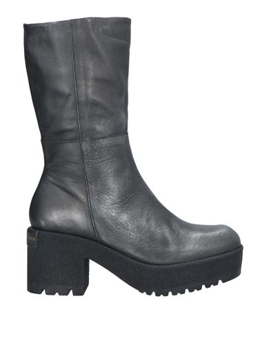 Patrizia Bonfanti Woman Ankle Boots Steel Grey Size 11 Soft Leather