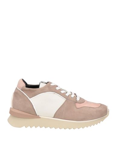 Andìa Fora Woman Sneakers Khaki Size 6 Soft Leather In Beige