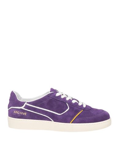 Pantofola D'oro Woman Sneakers Dark Purple Size 6 Calfskin
