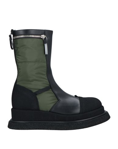 Premiata Woman Ankle Boots Black Size 6 Soft Leather, Textile Fibers