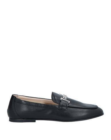 Tod's Woman Loafers Black Size 5 Soft Leather