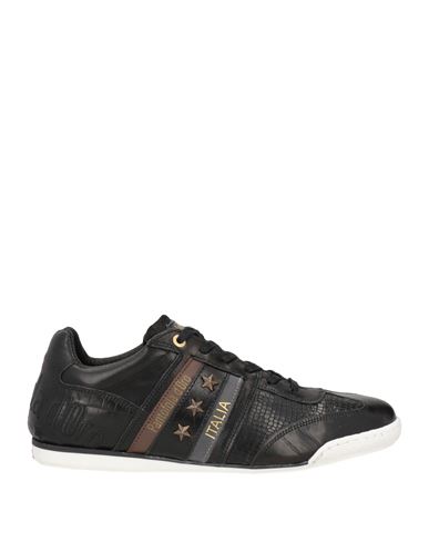 Pantofola D'oro Man Sneakers Black Size 12 Soft Leather