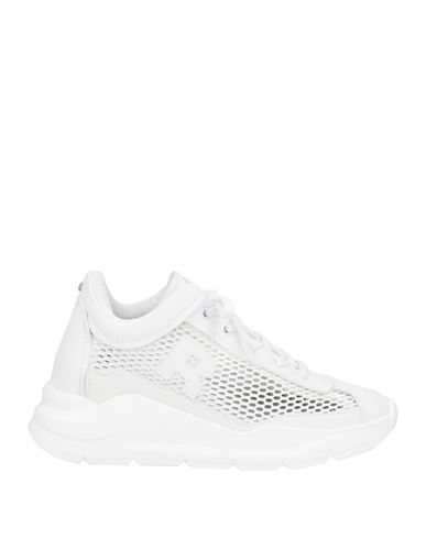 Rucoline Woman Sneakers White Size 8 Polyester, Polyurethane, Nylon, Resin
