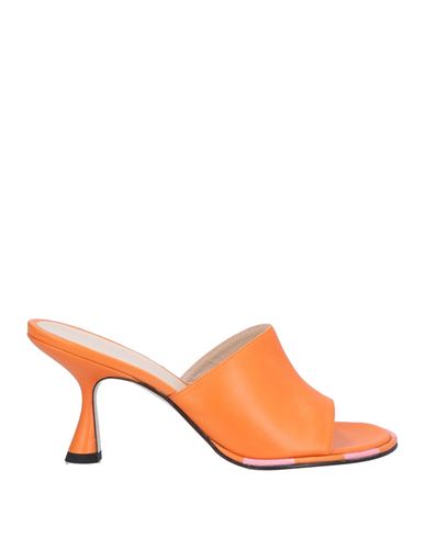 Wandler Woman Sandals Orange Size 7 Soft Leather