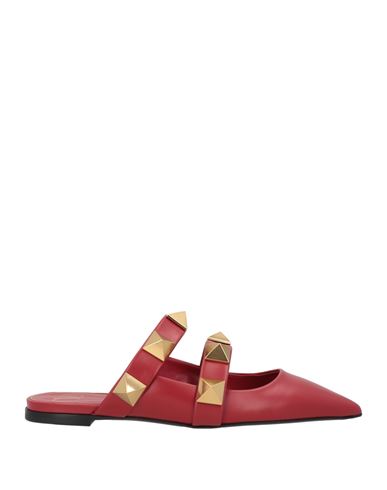 Valentino Garavani Roman Stud Pointed Toe Ballerina Shoes