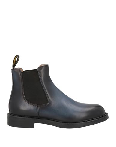 Doucal's Woman Ankle Boots Midnight Blue Size 7.5 Leather In Midnight Blue