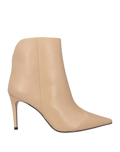 Carrano Woman Ankle Boots Beige Size 6 Soft Leather In Beige