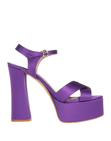 Islo Isabella Lorusso Woman Sandals Purple Size 11 Textile Fibers