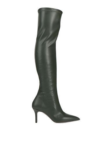 Islo Isabella Lorusso Woman Knee Boots Dark Green Size 11 Textile Fibers