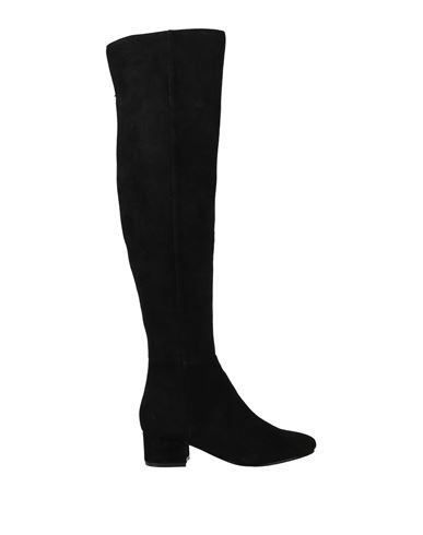 Guess Woman Knee Boots Black Size 10 Soft Leather