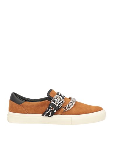 Amiri Man Sneakers Camel Size 12 Soft Leather In Beige
