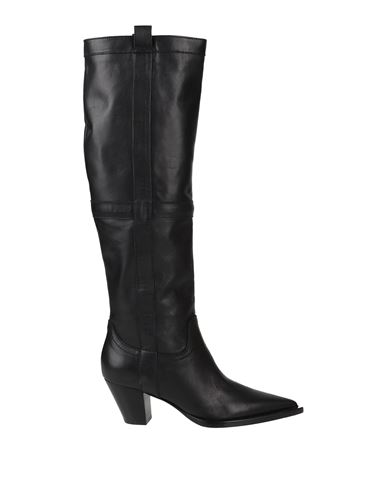 Agl Attilio Giusti Leombruni Agl Woman Knee Boots Black Size 10.5 Soft Leather
