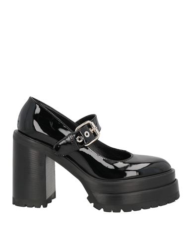Agl Attilio Giusti Leombruni Agl Woman Pumps Black Size 10 Soft Leather In Black